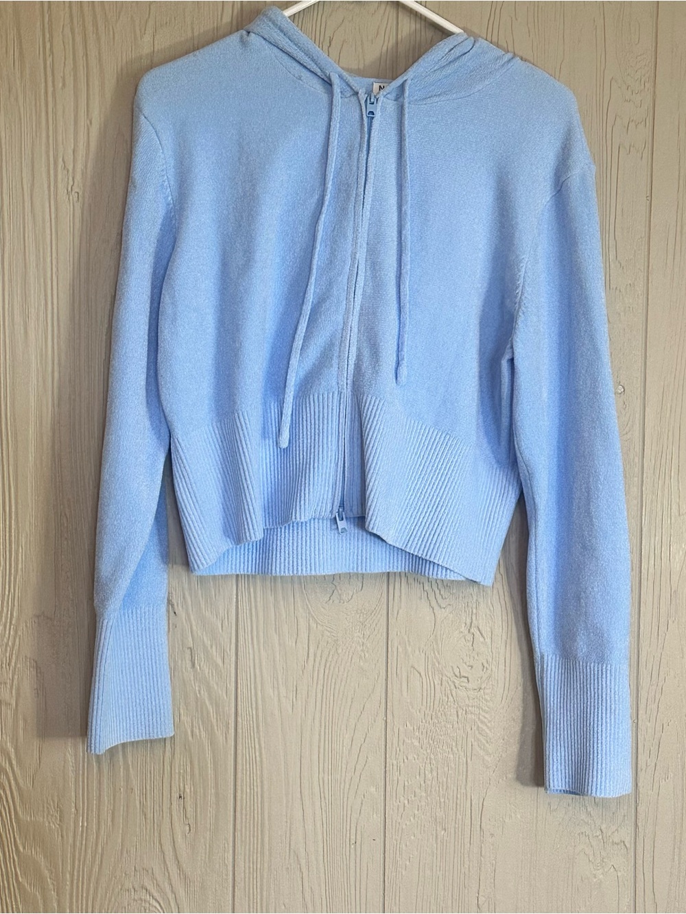 No Boundaries Juniors XL (16-18) Blue‎ Pullover Hoodie Solid Drawstring